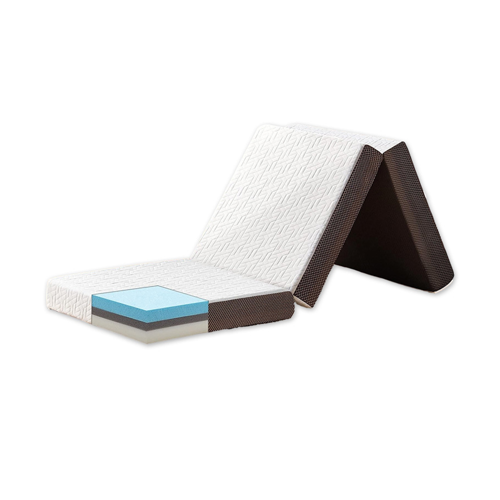 Memory skum gel triple fold madras
