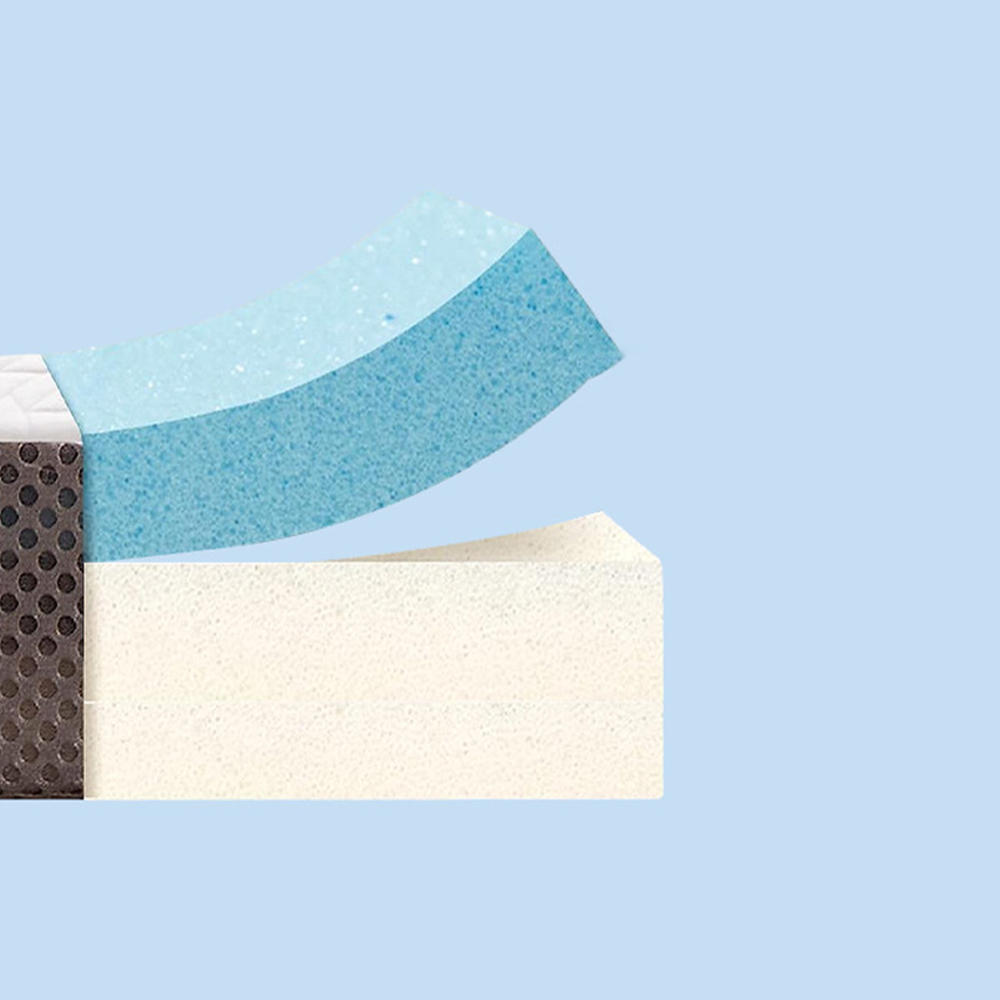 Tre-fold memory foam gel madras i japansk stil