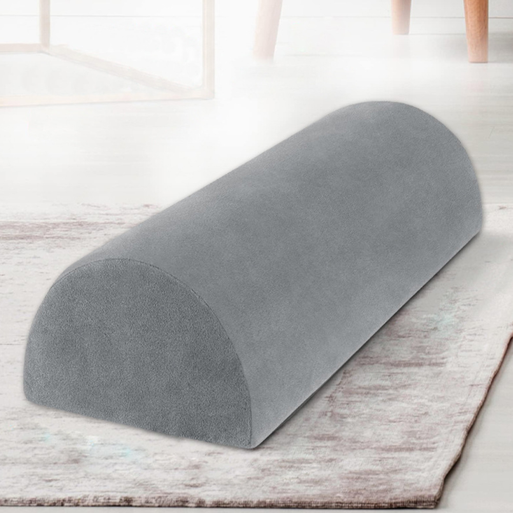 Grå memory foam benpude