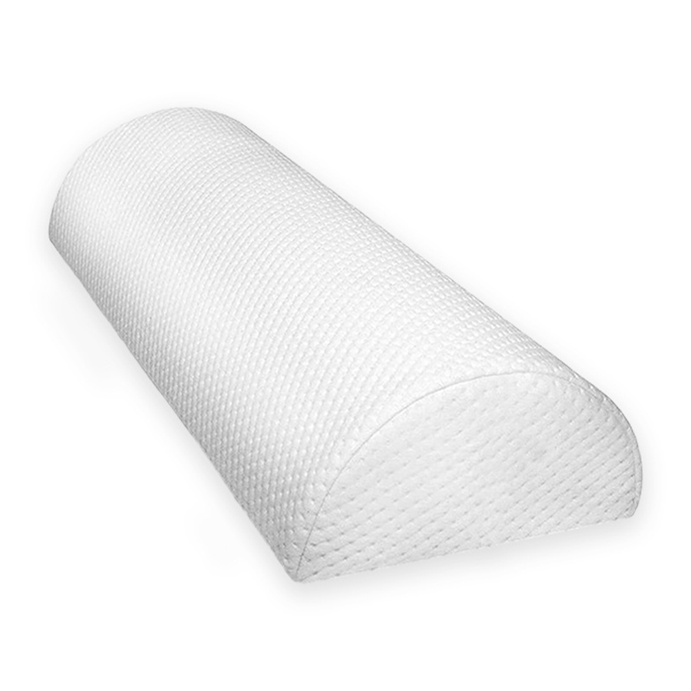 Hvid memory foam benpude