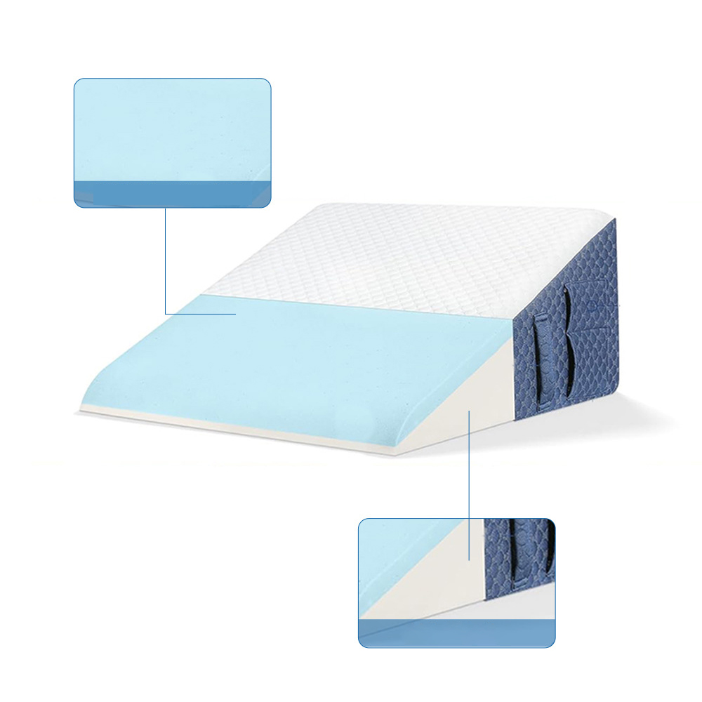 Trekantet multifunktionelt Memory Foam ryglæn