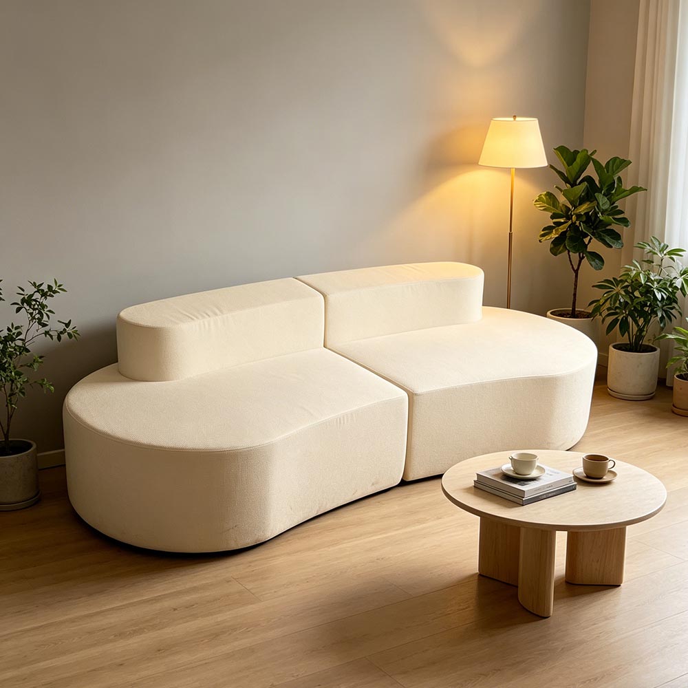 Patchwork dobbelt sofa