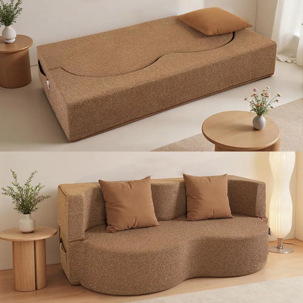 Sammenfoldelig dobbelt sofa