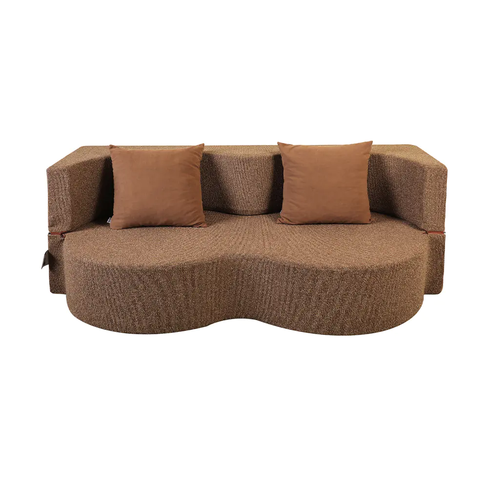 Sammenfoldelig dobbelt sofa
