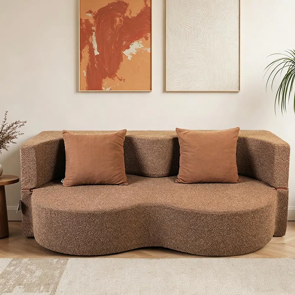 Sammenfoldelig dobbelt sofa