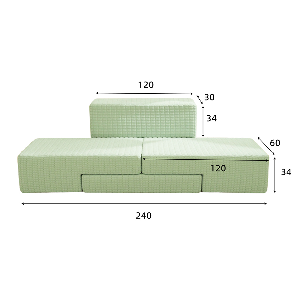Modulsofa for flere personer