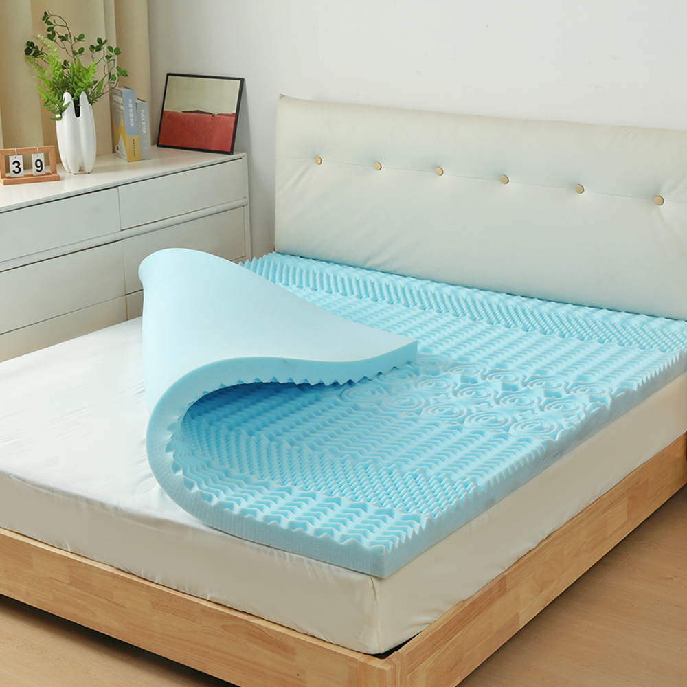 Præget memory foam gel madras